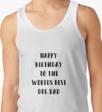 Dog Birthday Card Tank Top