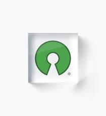 Open Source Logo Acrylic Block