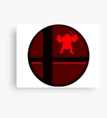 Smash Bros. Shrek Canvas Print
