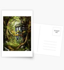 Wooden Tardis Postcards