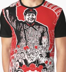 Chairman Mao Zedong Dare to Teach Graphic T-Shirt