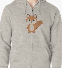 Woodland Fox Zipped Hoodie