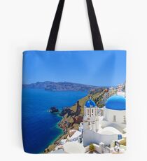 Santorini island, Greece Tote Bag