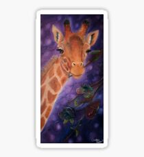 Space Giraffe Sticker
