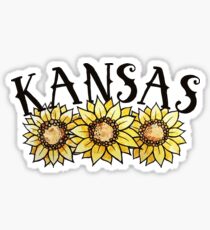 Kansas Sunflowers Sticker