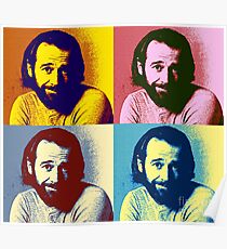 George Carlin art pop Poster