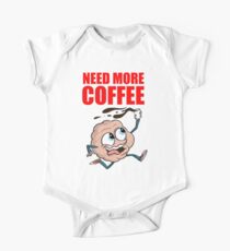 Need more coffee Caffeine brain One Piece - Short Sleeve
