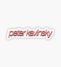 Peter Kavinsky Sticker Sticker