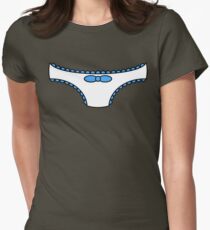 Frilly Panties Blue Women's Fitted T-Shirt