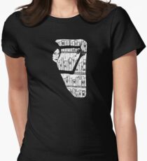 Shelves of Strange Books Women's Fitted T-Shirt
