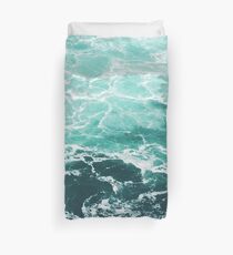Blue Ocean Summer Beach Waves Duvet Cover