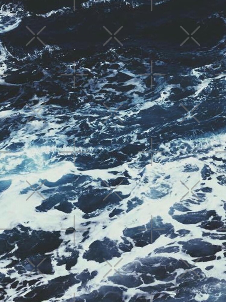 Dark Stormy Ocean Pattern by AlexandraStr