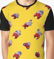 Mad Clown Pattern Graphic T-Shirt