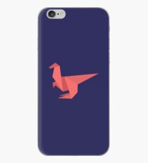 Red Origami Dinosaur iPhone Case