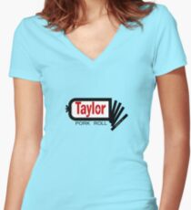 Pork Roll - New Jersey Cuisine Women's Fitted V-Neck T-Shirt