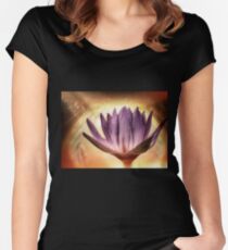 Luscious lily and light 6 Women's Fitted Scoop T-Shirt