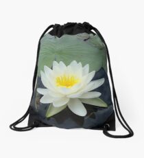WATERLILY - NYMPHAEA ODORATA Drawstring Bag