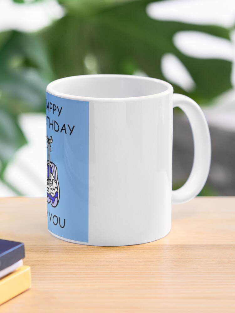 Happy Birthday To Male Runner Training Shoes Mug By Katetaylor