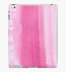 Vinilo o funda para iPad Pinceladas pintadas a mano rosadas de la acuarela rosada