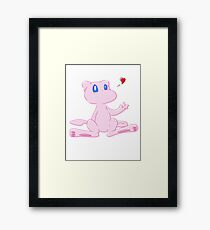 Cute Mew Framed Print