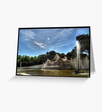 Neptunbrunnnen, Schönbrunn in Wien Greeting Card