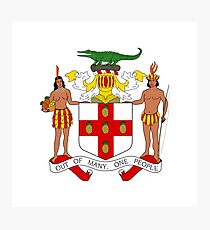Coat of arms of Jamaica Photographic Print