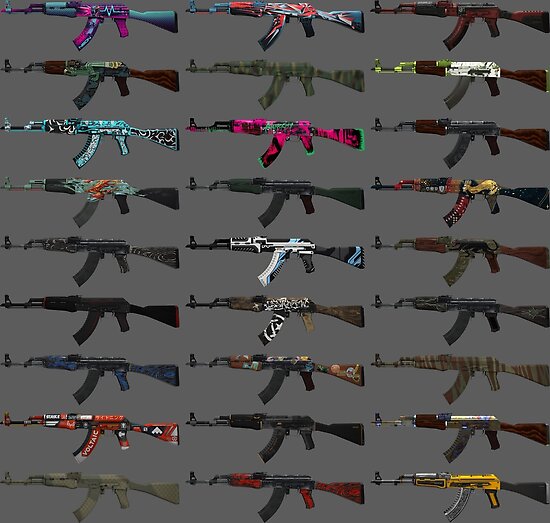 Csgo all ak47 skin