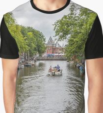 Lazy Sunday Afternoon On A Canal in Amsterdam Netherlands Graphic T-Shirt