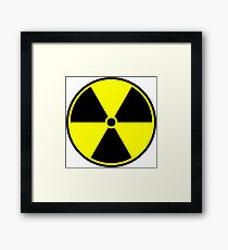 Radioactive Symbol Framed Print
