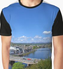 River Ness, Inverness, Scotland. Graphic T-Shirt