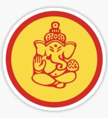 Yoga Ganesh T-Shirt Sticker