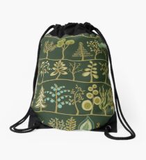 Funky trees Drawstring Bag