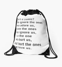 Is not it paradoxical? Drawstring Bag