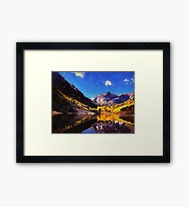 The Wonderful Maroon Bells Framed Print