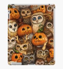 Halloween: Pumpkin Owls iPad Case/Skin