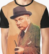 Nigel Bruce, Vintage Film Star as Dr. Watson Graphic T-Shirt