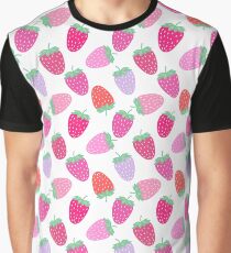 Pink strawberry Graphic T-Shirt
