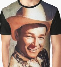 Roy Rogers, Vintage Western Legend Graphic T-Shirt