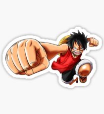 Luffy Gomu Gomu no pistol, One piece Sticker