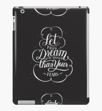 Vinilo o funda para iPad Deje que su sueño sea más grande