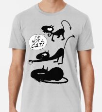 Ich bin keine Katze! Männer Premium T-Shirts