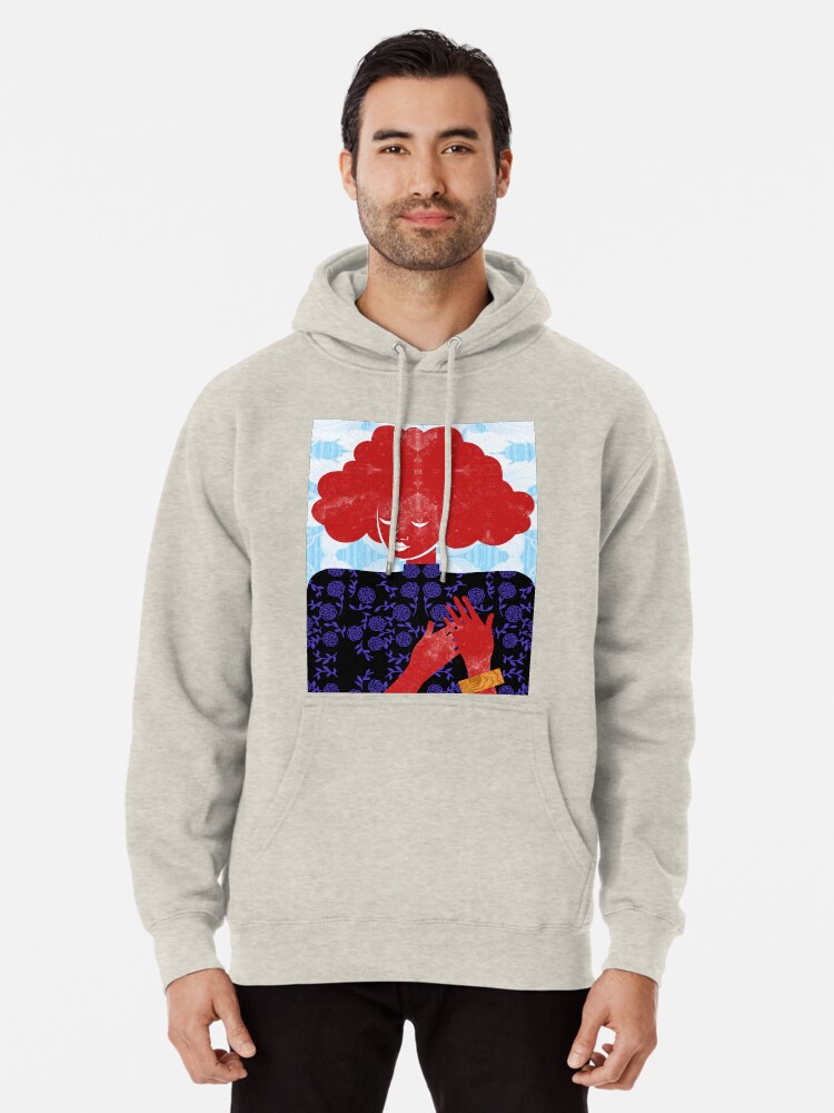 turtleneck pullover hoodie