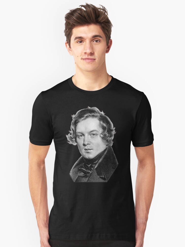 Alternate view of Robert Schumann - Great Romantic Composer Slim Fit T-Shirt