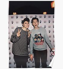 Dan and phil polaroid Poster