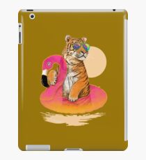 Chillin (Flamingo Tiger) iPad Case/Skin