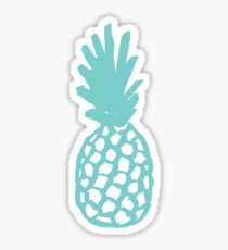 Aqua Pineapple Sticker