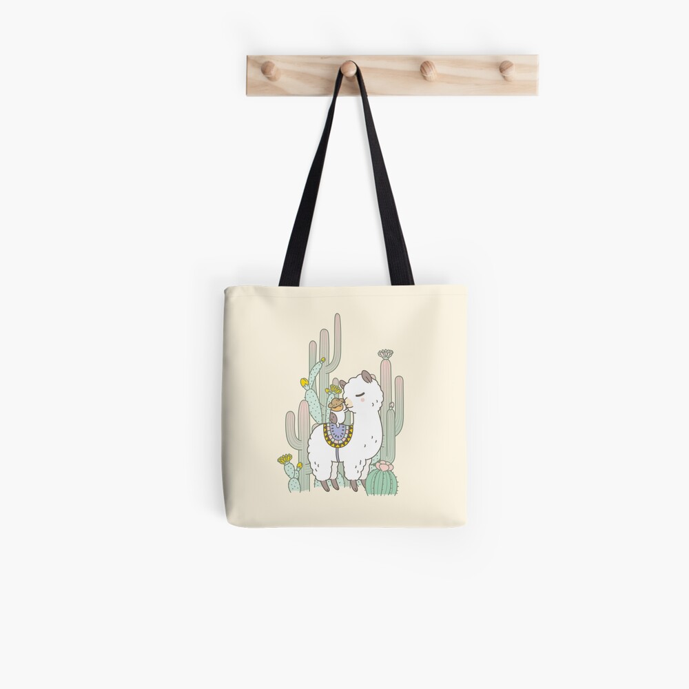Alpaca Kiss Tote Bag