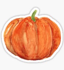 Watercolor pumpkin Sticker