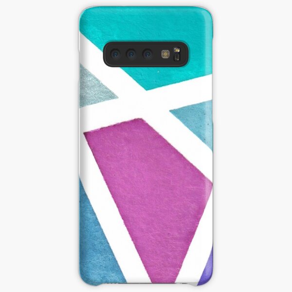 Large Tape Resist Watercolor Painting Samsung Galaxy Snap Case