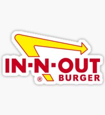 IN N OUT LOGO Sticker